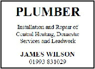James Wilson, Plumber