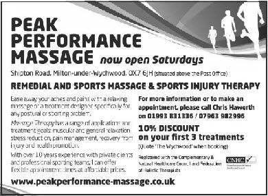 Peak Performance sports  masage