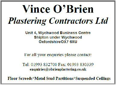 Vince O'Brien, Plastering Contractors