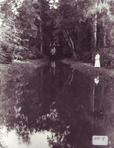 View along the canal ponds